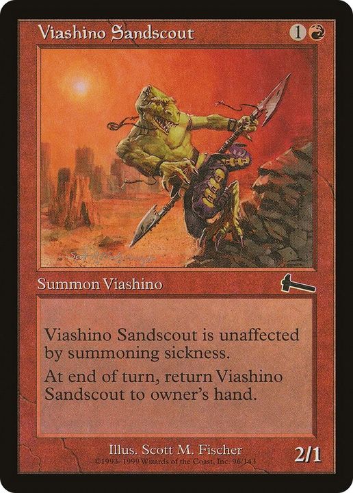 Viashino Sandscout in the group Magic the Gathering / Sets / Urza's Legacy at Proxyprinters.com (7076)