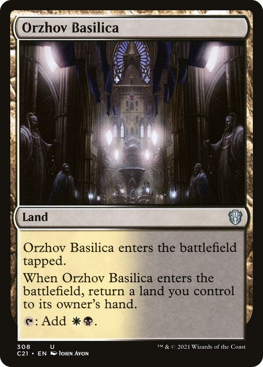 Orzhov Basilica in the group Magic the Gathering / Types / Colors / Colorless at Proxyprinters.com (70763)