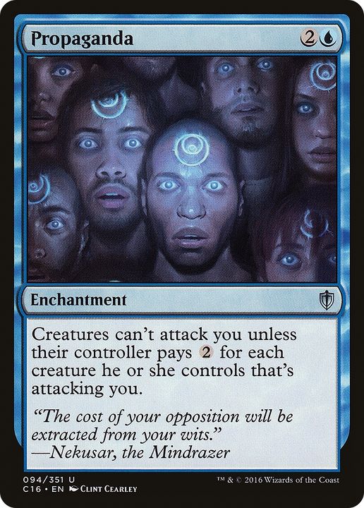 Propaganda in the group Magic the Gathering / Types / Enchantment / Enchantment at Proxyprinters.com (70774)