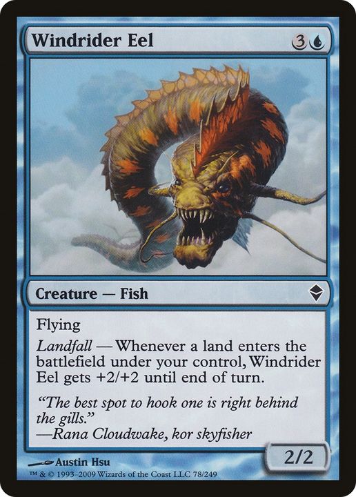 Windrider Eel in the group Magic the Gathering / Types / Colors / Blue at Proxyprinters.com (70780)