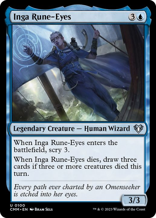 Inga Rune-Eyes in the group Magic the Gathering / Types / Creatures / Wizard at Proxyprinters.com (70787)