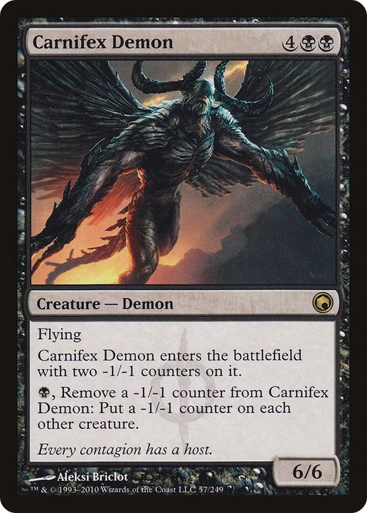 Carnifex Demon in the group Magic the Gathering / Types / Colors / Black at Proxyprinters.com (70788)