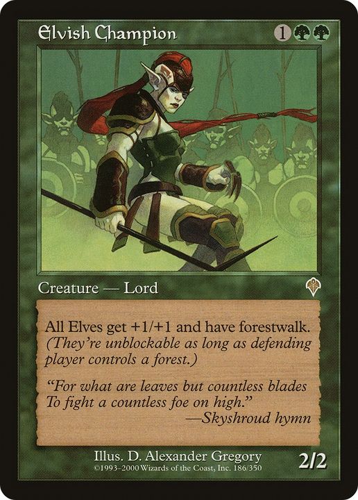 Elvish Champion in the group Magic the Gathering / Types / Creatures / Elf at Proxyprinters.com (70801)