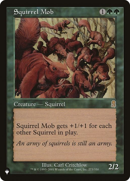 Squirrel Mob in the group Magic the Gathering / Types / Colors / Green at Proxyprinters.com (70808)