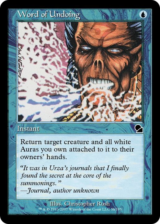 Word of Undoing in the group Magic the Gathering / Types / Colors / Blue at Proxyprinters.com (70842)