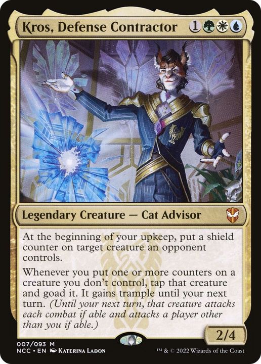 Kros, Defense Contractor in the group Magic the Gathering / Sets / New Capenna Commander at Proxyprinters.com (7087)