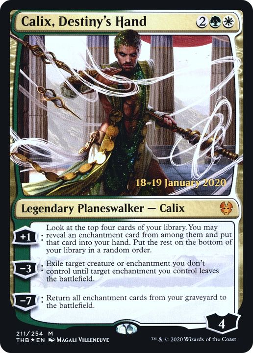 Calix, Destiny's Hand in the group Magic the Gathering / Types / Colors / Multicolors / G, W at Proxyprinters.com (70888)