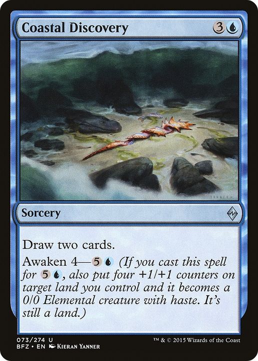 Coastal Discovery in the group Magic the Gathering / Types / Colors / Blue at Proxyprinters.com (70898)