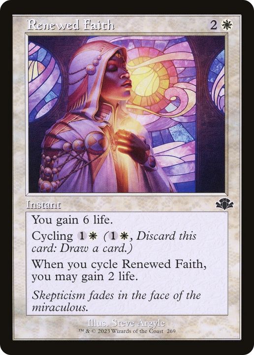 Renewed Faith in the group Magic the Gathering / Types / Colors / White at Proxyprinters.com (70899)