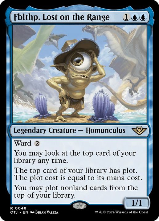 Fblthp, Lost on the Range in the group Magic the Gathering / Types / Colors / Blue at Proxyprinters.com (709)