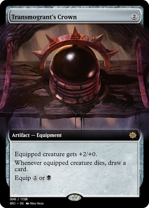 Transmogrant's Crown in the group Magic the Gathering / Types / Artifacts / Artifact at Proxyprinters.com (70904)