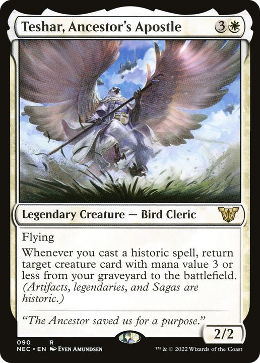 Teshar, Ancestor's Apostle in the group Magic the Gathering / Types / Colors / White at Proxyprinters.com (70928)