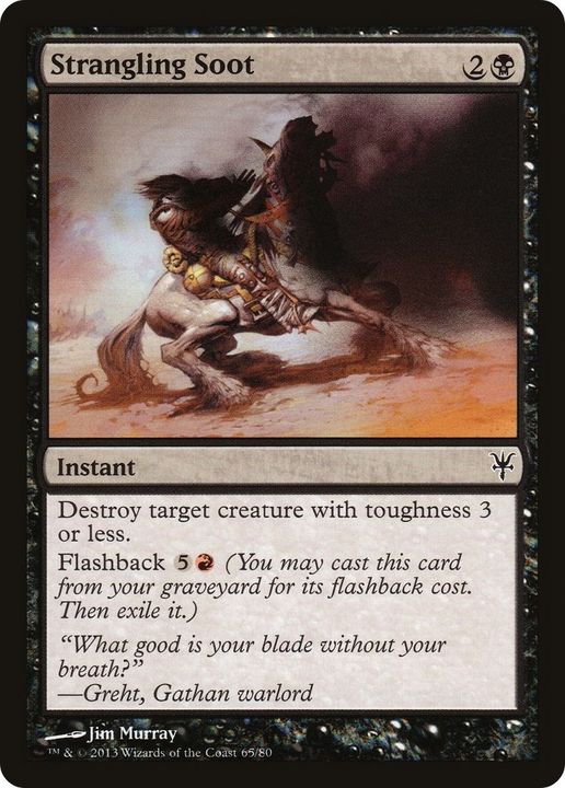 Strangling Soot in the group Magic the Gathering / Types / Colors / Black at Proxyprinters.com (7094)