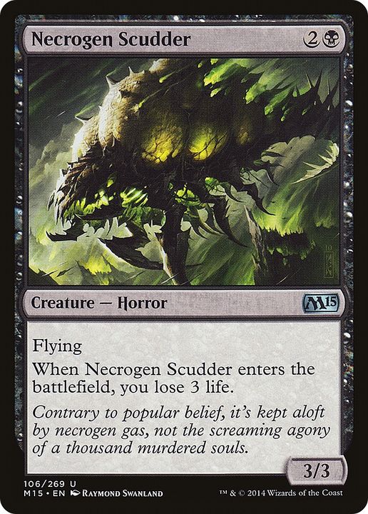 Necrogen Scudder in the group Magic the Gathering / Types / Colors / Black at Proxyprinters.com (70956)