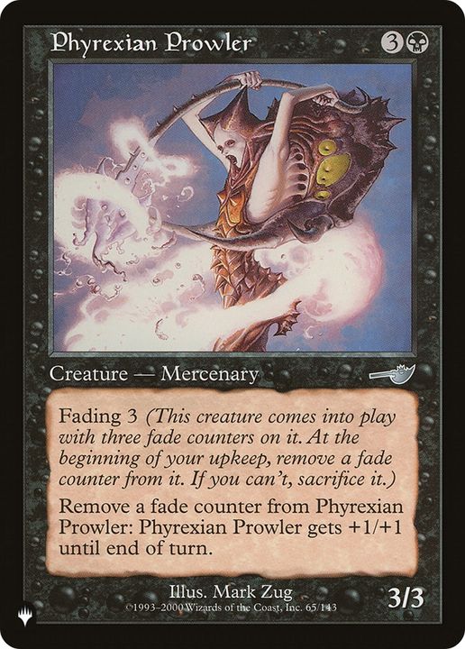 Phyrexian Prowler in the group Magic the Gathering / Types / Creatures / Zombie at Proxyprinters.com (70958)