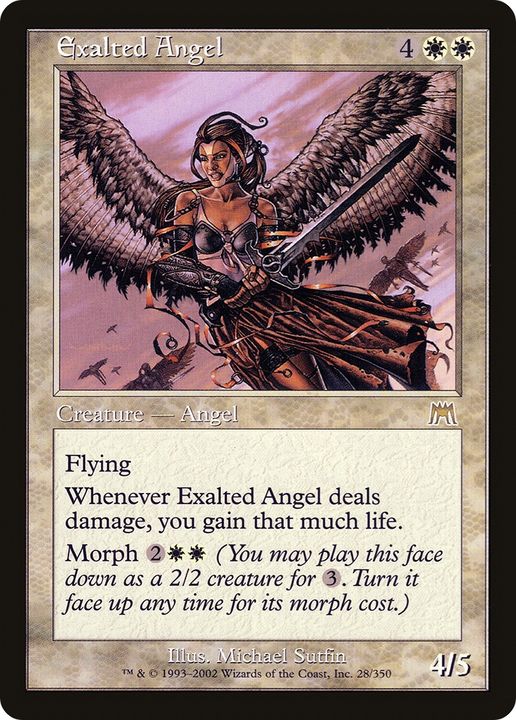 Exalted Angel in the group Magic the Gathering / Types / Colors / White at Proxyprinters.com (70987)