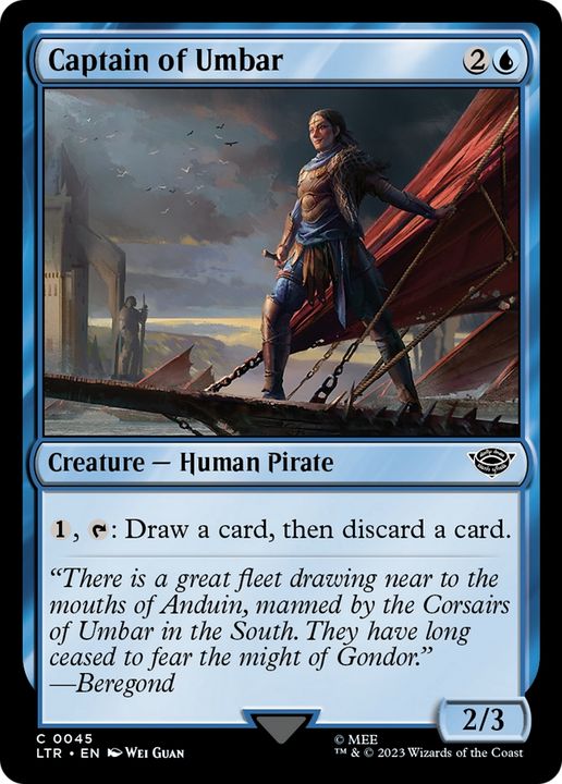 Captain of Umbar in the group Magic the Gathering / Types / Creatures / Human at Proxyprinters.com (70989)