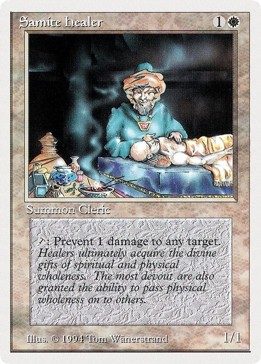 Samite Healer in the group Magic the Gathering / Types / Creatures / Human at Proxyprinters.com (70998)