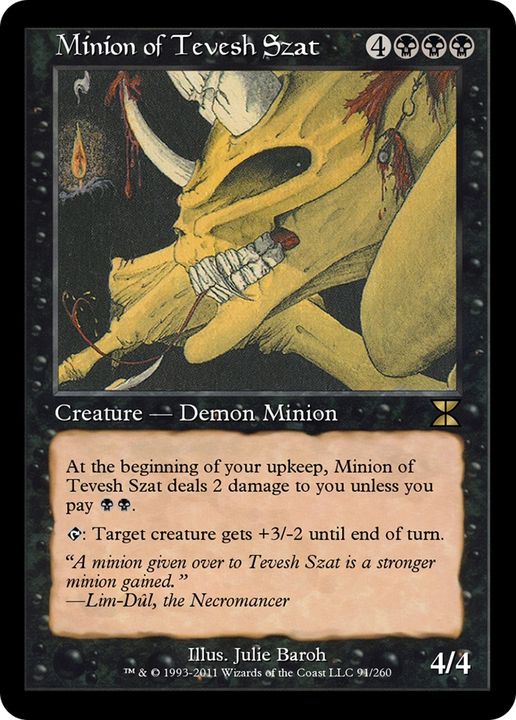 Minion of Tevesh Szat in the group Magic the Gathering / Types / Colors / Black at Proxyprinters.com (71018)