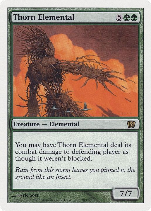 Thorn Elemental in the group Magic the Gathering / Types / Colors / Green at Proxyprinters.com (7103)