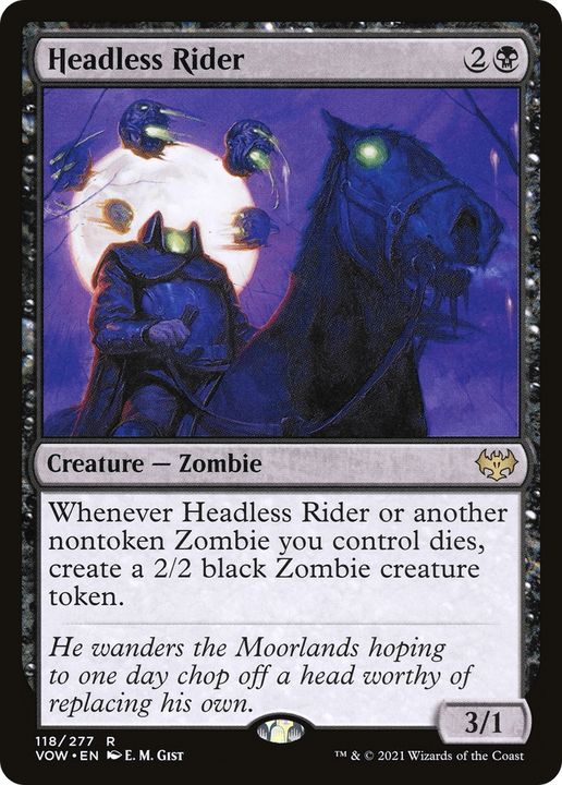 Headless Rider in the group Magic the Gathering / Types / Creatures / Zombie at Proxyprinters.com (71035)