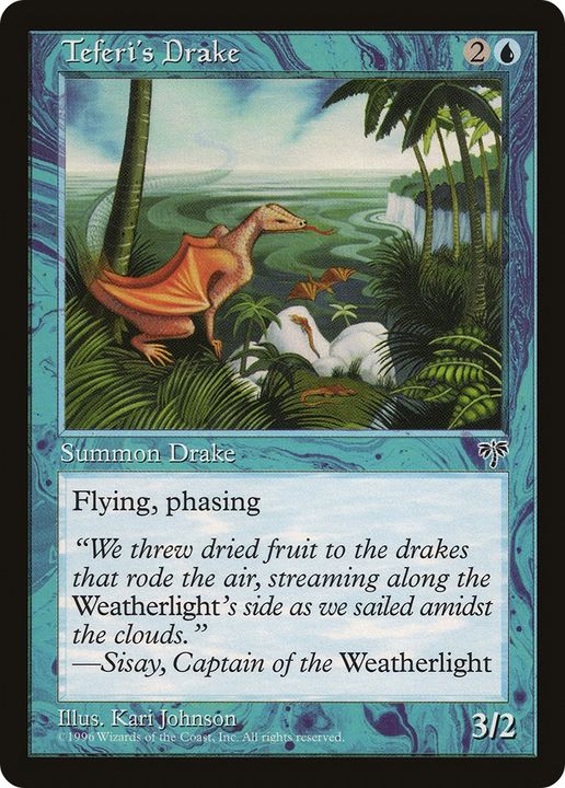 Teferi's Drake in the group Magic the Gathering / Types / Colors / Blue at Proxyprinters.com (71050)