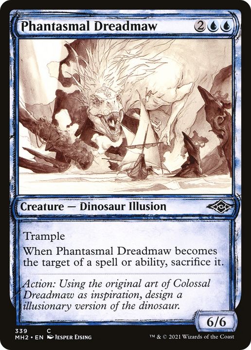 Phantasmal Dreadmaw in the group Magic the Gathering / Sets / Modern Horizons 2 Minigames at Proxyprinters.com (71051)