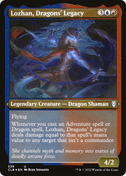 Lozhan, Dragons' Legacy in the group Magic the Gathering / Types / Colors / Multicolors / R, U at Proxyprinters.com (71058)