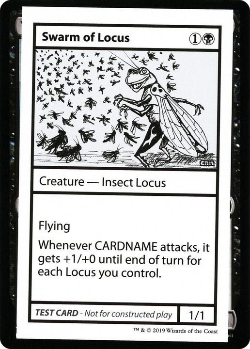 Swarm of Locus in the group Magic the Gathering / Types / Colors / Black at Proxyprinters.com (71064)