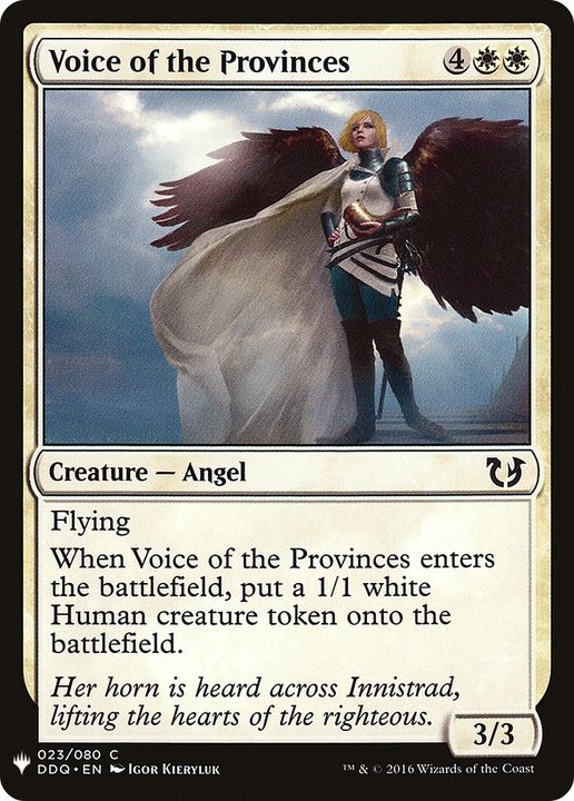 Voice of the Provinces in the group Magic the Gathering / Types / Colors / White at Proxyprinters.com (71072)