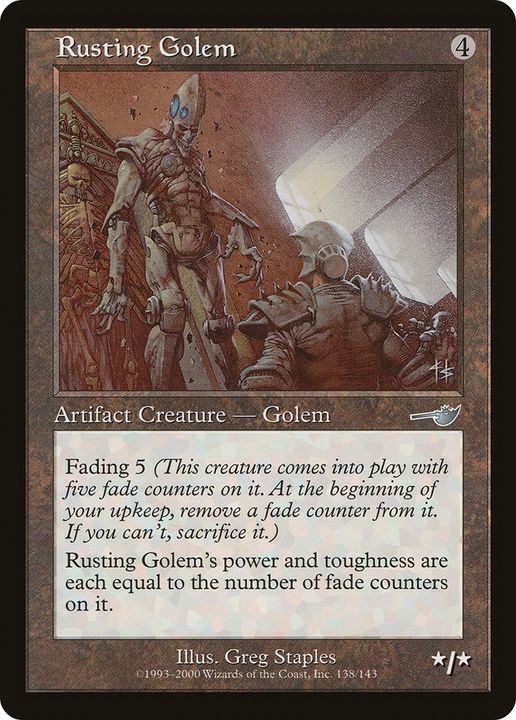 Rusting Golem in the group Magic the Gathering / Types / Colors / Colorless at Proxyprinters.com (71079)