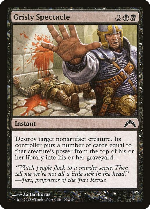 Grisly Spectacle in the group Magic the Gathering / Types / Colors / Black at Proxyprinters.com (71089)