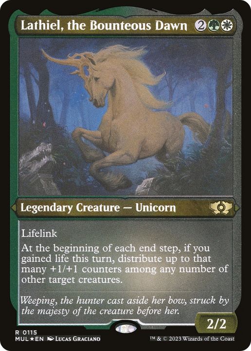 Lathiel, the Bounteous Dawn in the group Magic the Gathering / Types / Colors / Multicolors / G, W at Proxyprinters.com (71097)