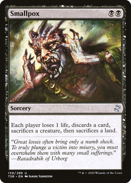 Smallpox in the group Magic the Gathering / Types / Colors / Black at Proxyprinters.com (71124)