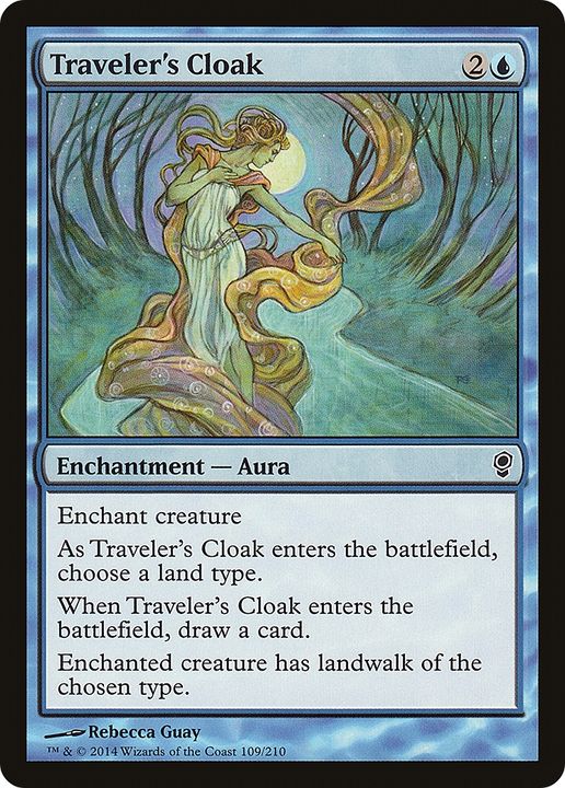 Traveler's Cloak in the group Magic the Gathering / Types / Colors / Blue at Proxyprinters.com (71149)