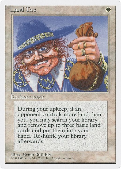 Land Tax in the group Magic the Gathering / Sets / Fourth Edition at Proxyprinters.com (7115)