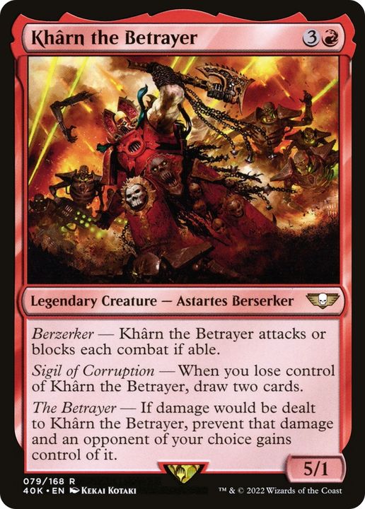 Khârn the Betrayer in the group Magic the Gathering / Types / Colors / Red at Proxyprinters.com (71150)