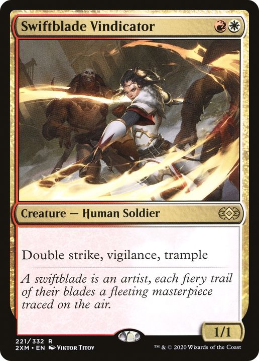 Swiftblade Vindicator in the group Magic the Gathering / Types / Colors / Multicolors / R, W at Proxyprinters.com (71163)