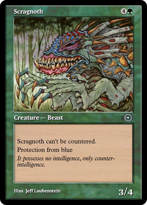 Scragnoth in the group Magic the Gathering / Types / Colors / Green at Proxyprinters.com (71174)