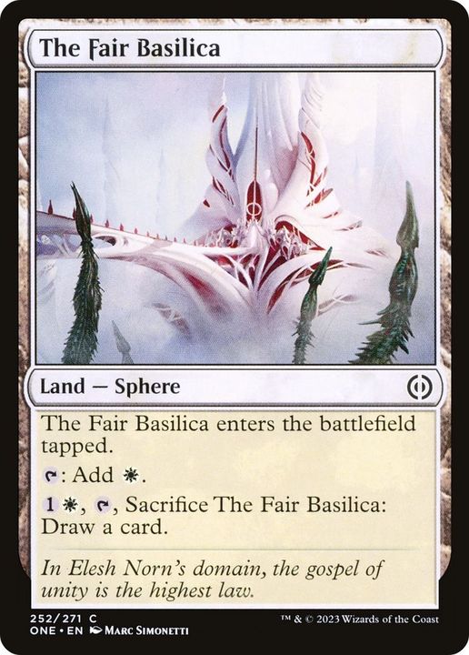 The Fair Basilica in the group Magic the Gathering / Sets / Phyrexia: All Will Be One at Proxyprinters.com (712)