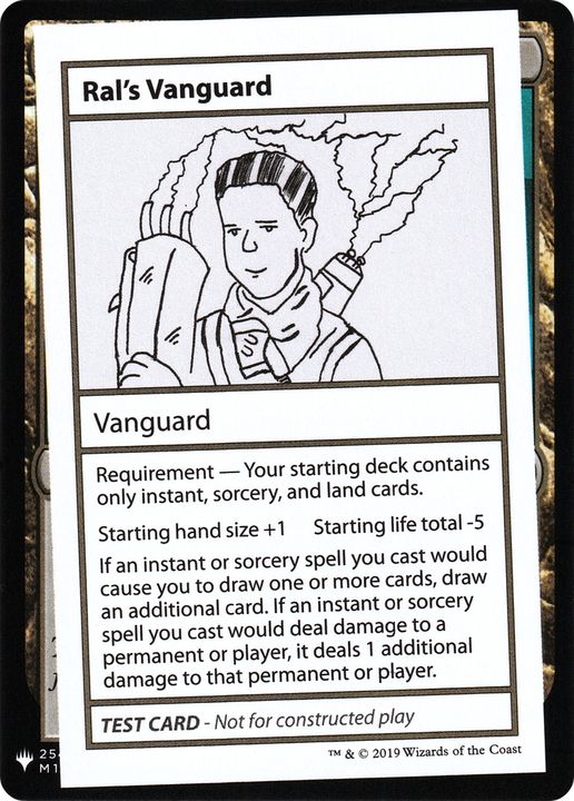 Ral's Vanguard in the group Magic the Gathering / Sets / Mystery Booster Playtest Cards 2019 at Proxyprinters.com (71212)