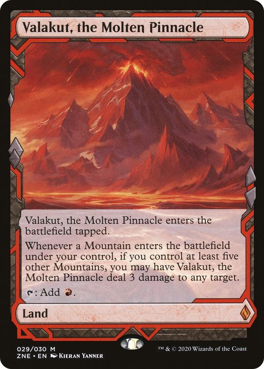 Valakut, the Molten Pinnacle in the group Magic the Gathering / Types / Colors / Colorless at Proxyprinters.com (71222)