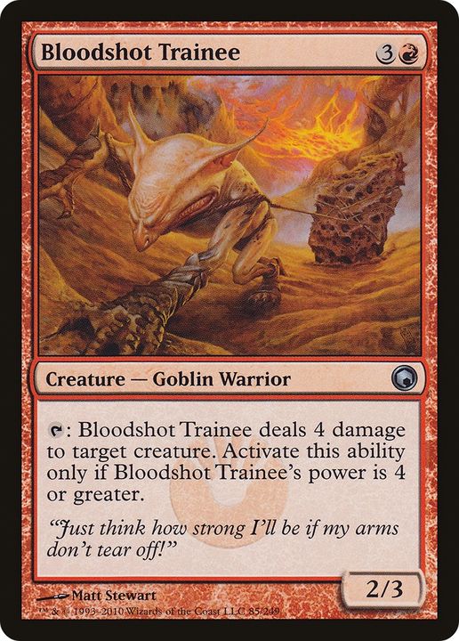 Bloodshot Trainee in the group Magic the Gathering / Types / Creatures / Warrior at Proxyprinters.com (71226)