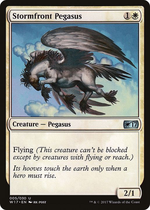 Stormfront Pegasus in the group Magic the Gathering / Types / Colors / White at Proxyprinters.com (71243)