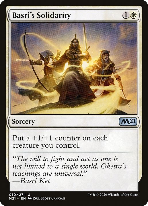 Basri's Solidarity in the group Magic the Gathering / Types / Colors / White at Proxyprinters.com (71250)