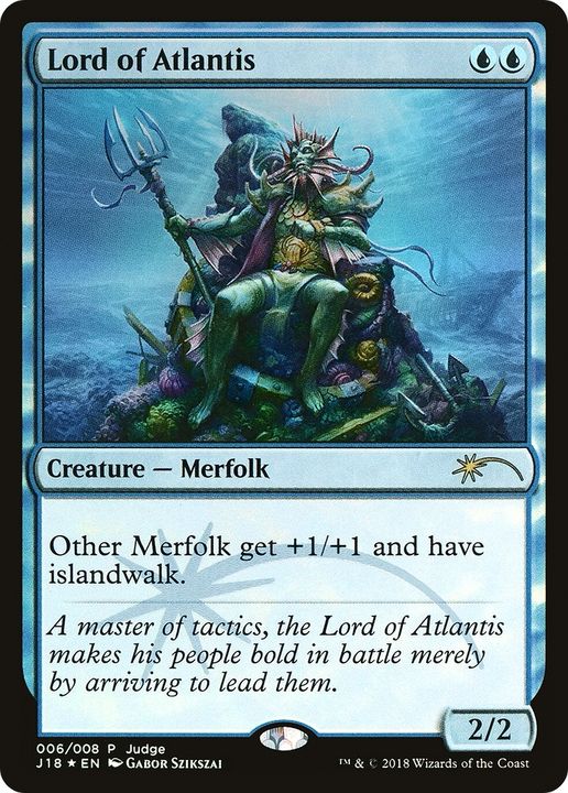 Lord of Atlantis in the group Magic the Gathering / Sets / Judge Gift Cards 2018 at Proxyprinters.com (71257)