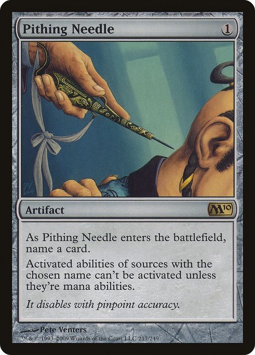 Pithing Needle in the group Magic the Gathering / Sets / Magic 2011 at Proxyprinters.com (71282)