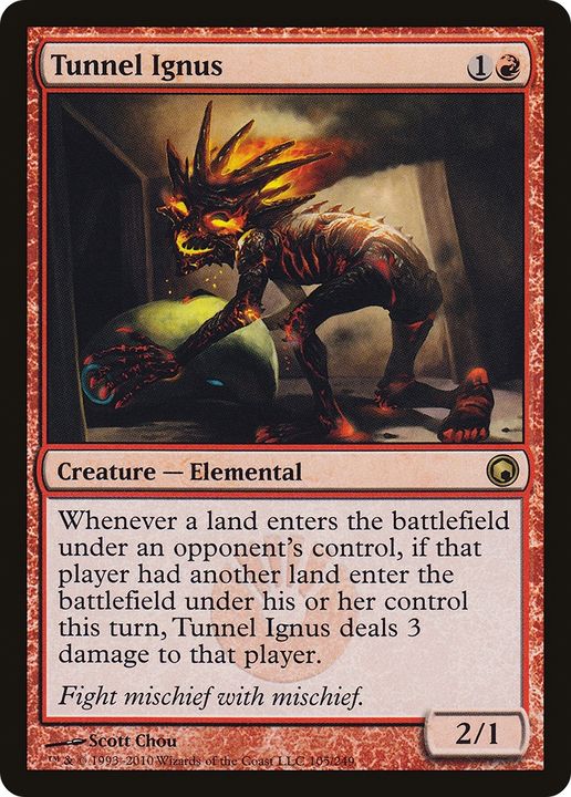 Tunnel Ignus in the group Magic the Gathering / Types / Colors / Red at Proxyprinters.com (71284)