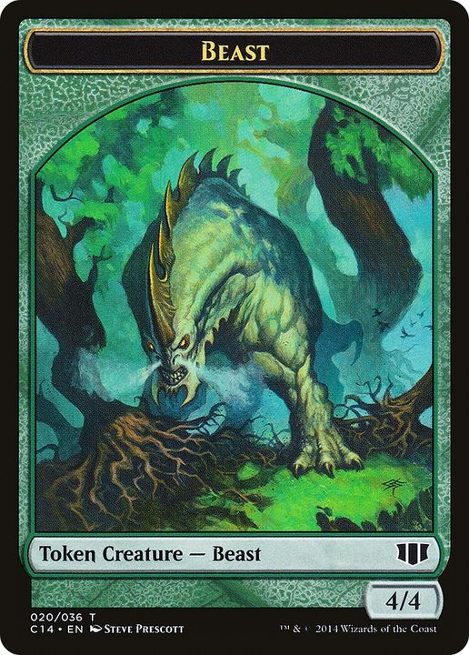 Beast in the group Magic the Gathering / Types / Colors / Green at Proxyprinters.com (71296)