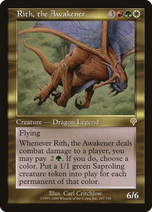 Rith, the Awakener in the group Magic the Gathering / Types / Colors / Multicolors / G, R, W at Proxyprinters.com (71297)